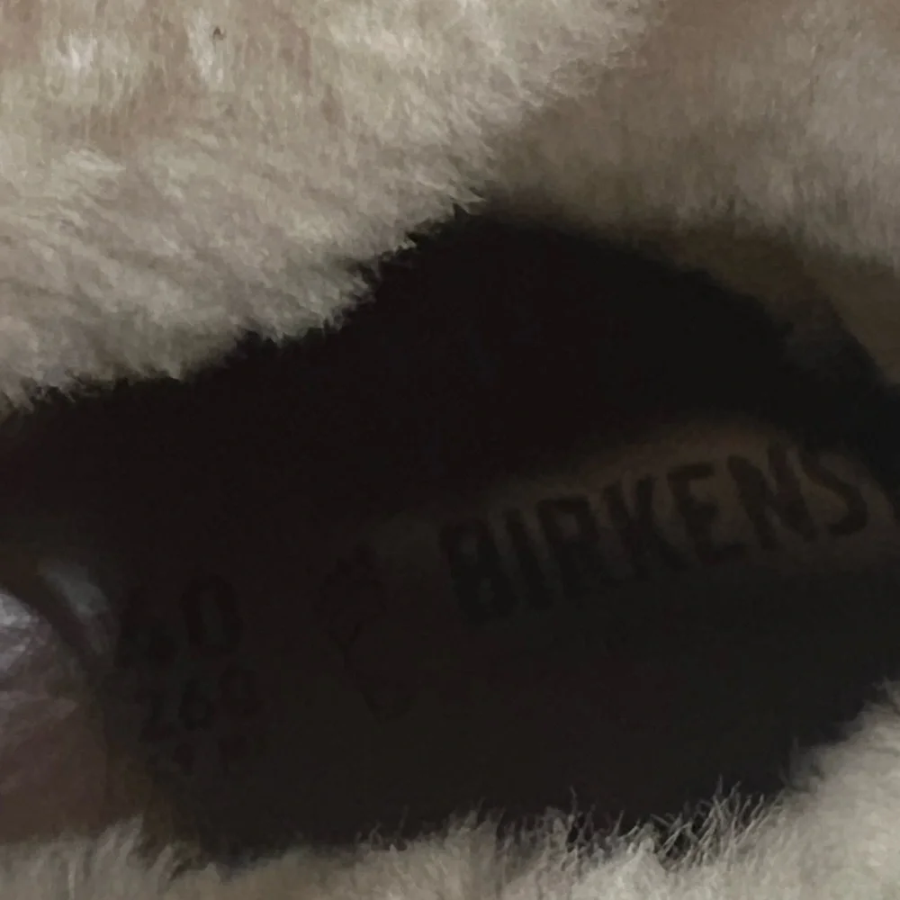 Birkenstock Uppsala shearling suede boots in the color Espresso brown